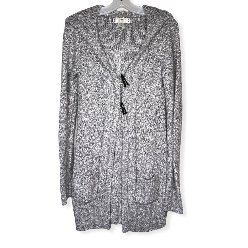 Decree‎ Hoody Cardigan Sweater